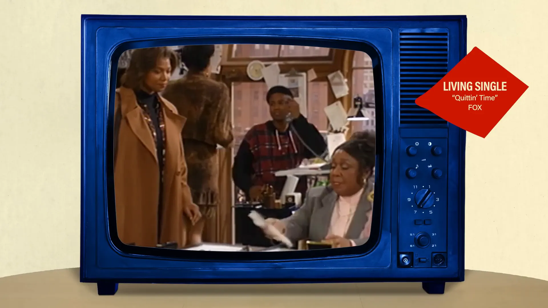 Mrs. Ryan (Isabel Sanford) answering the phone at Flavor with deadpan timing
