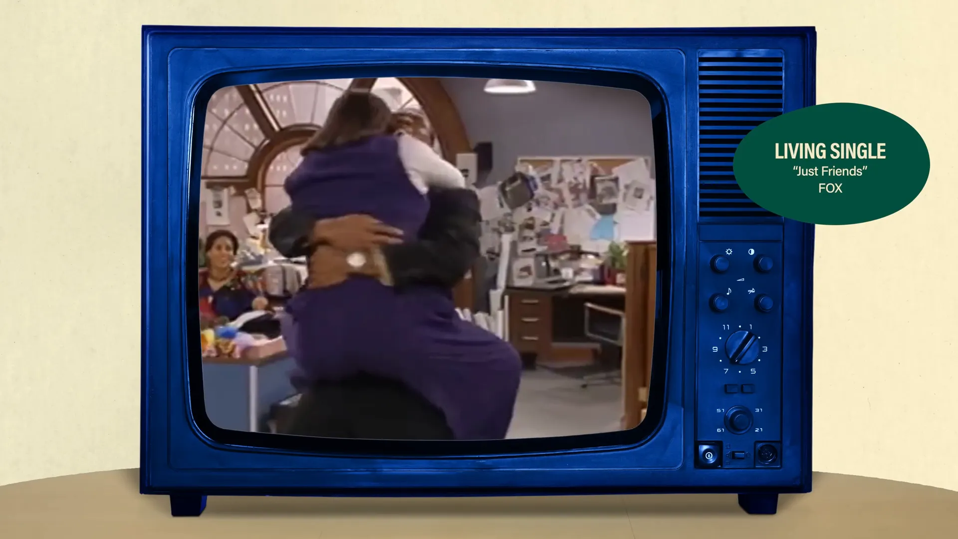 Khadijah and Scooter reconnect in Living Single