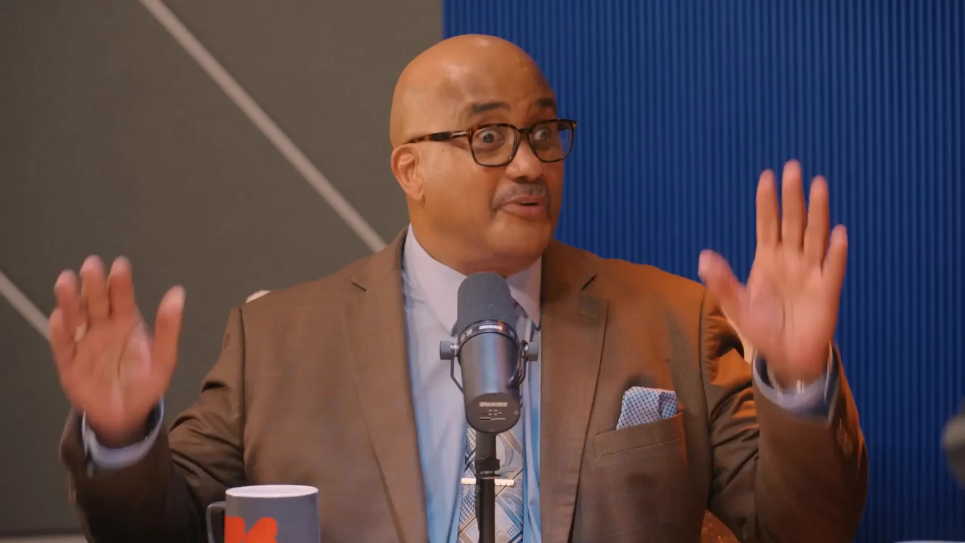 John Henton sharing his wild audition story with laughter and charm